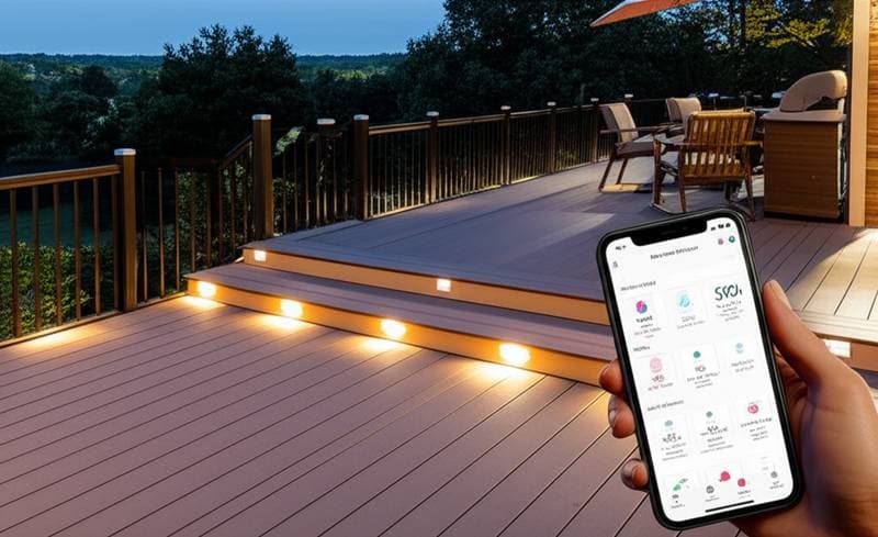 Featured image for Smart Deck Lights You Control From Your Phone