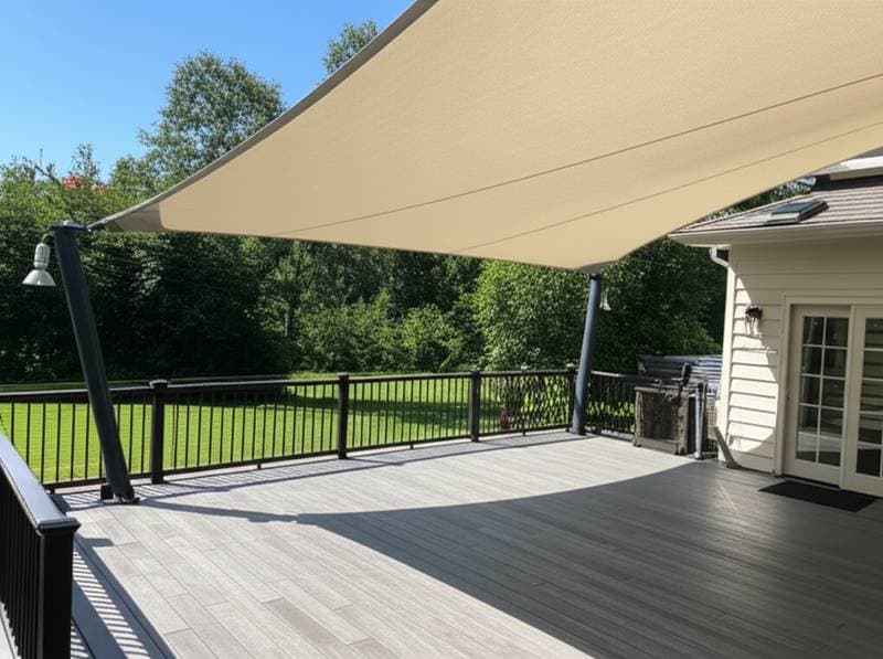Image for Solar Shade Sails Generate Power While Cooling Your Deck