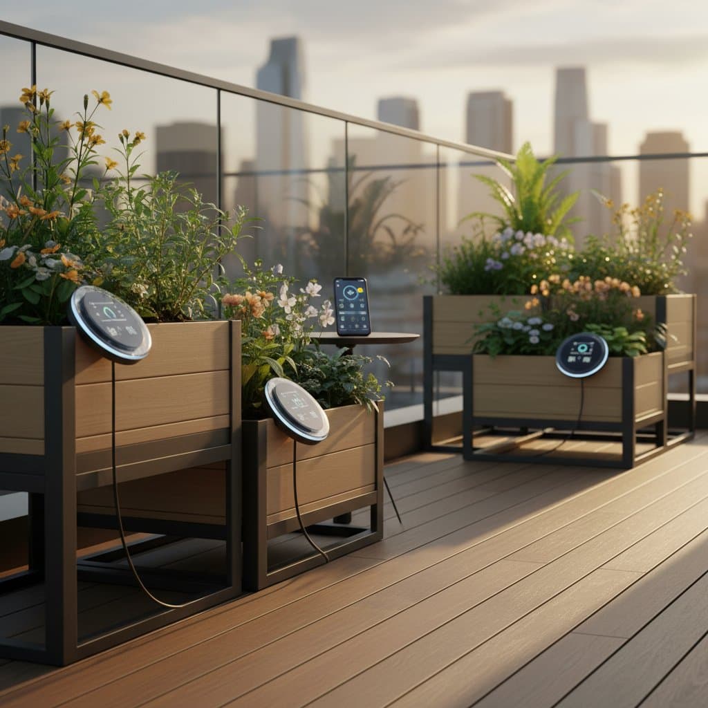 Image for Solar AI Sensors Cut Deck Garden Water Use by a Third