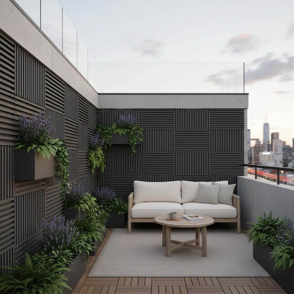 Featured image for Block Balcony Noise with Outdoor Acoustic Panels
