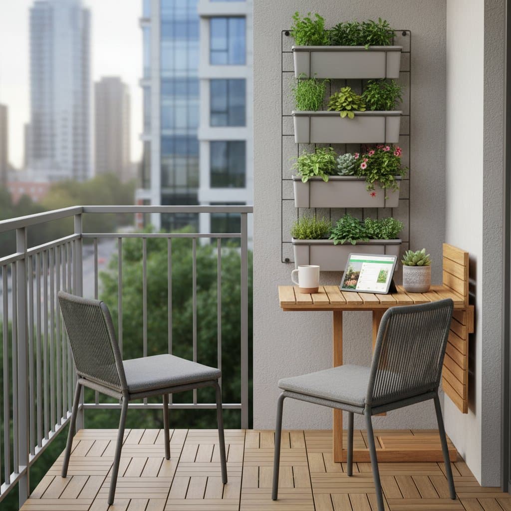 Image for Murphy Tables Double Small Balcony Space Fast