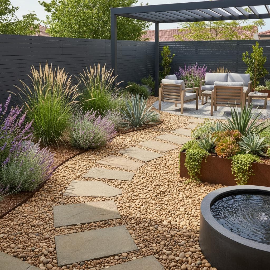 Featured image for Gravel Gardens Cut Water Use in Half Without Mowing