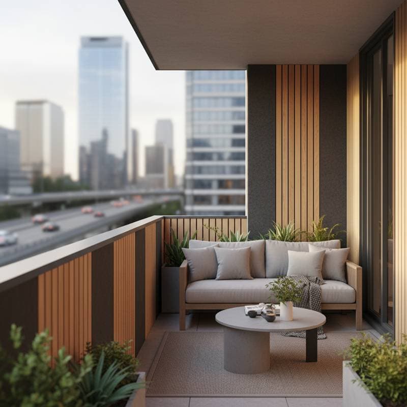 Image for Acoustic Panels Block City Noise on Your Balcony