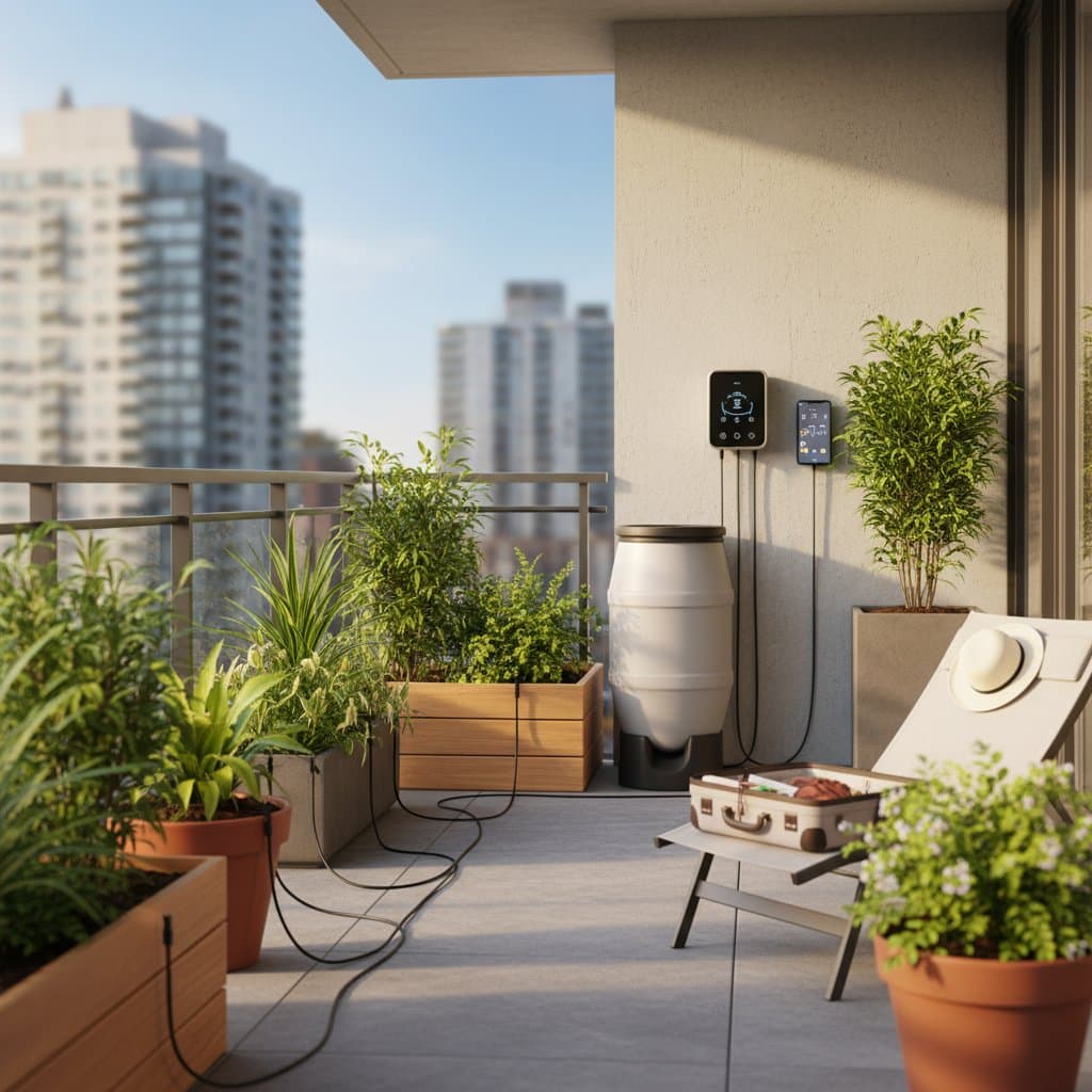 Featured image for Micro Drip Systems Keep Balcony Plants Alive While You Travel