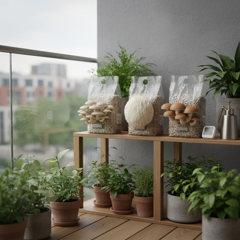 Featured image for Grow Fresh Mushrooms on Your Balcony in Weeks