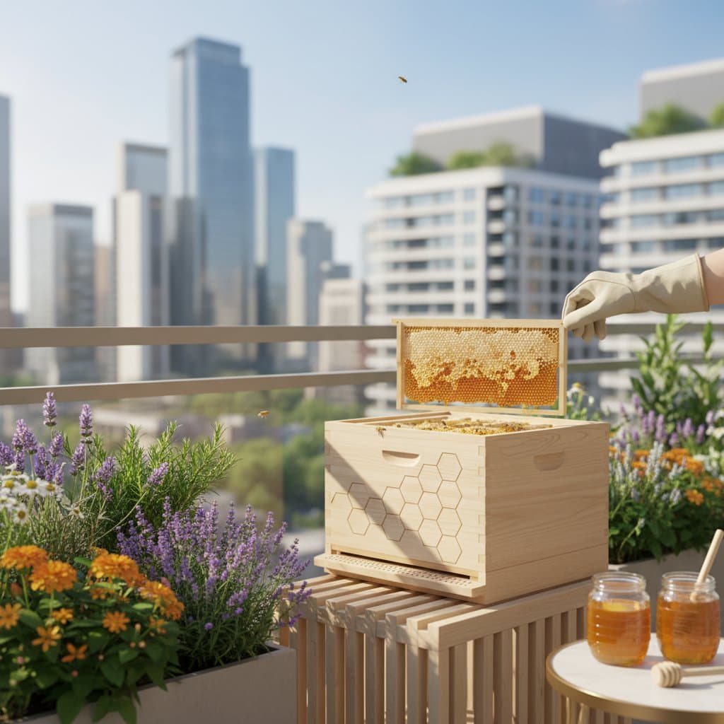 Featured image for Balcony Beehives Bring Fresh Honey to City Life