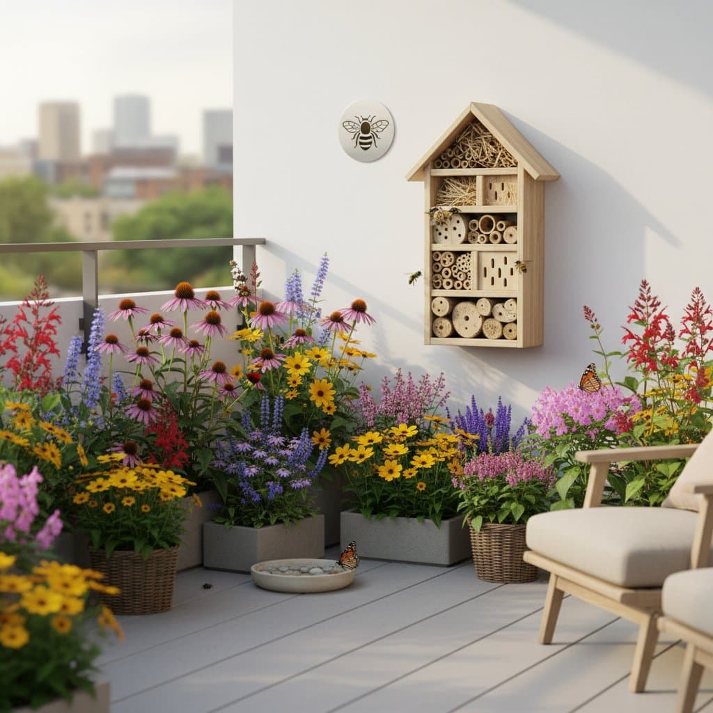 Featured image for Turn Your Balcony Into a Solitary Bee Sanctuary