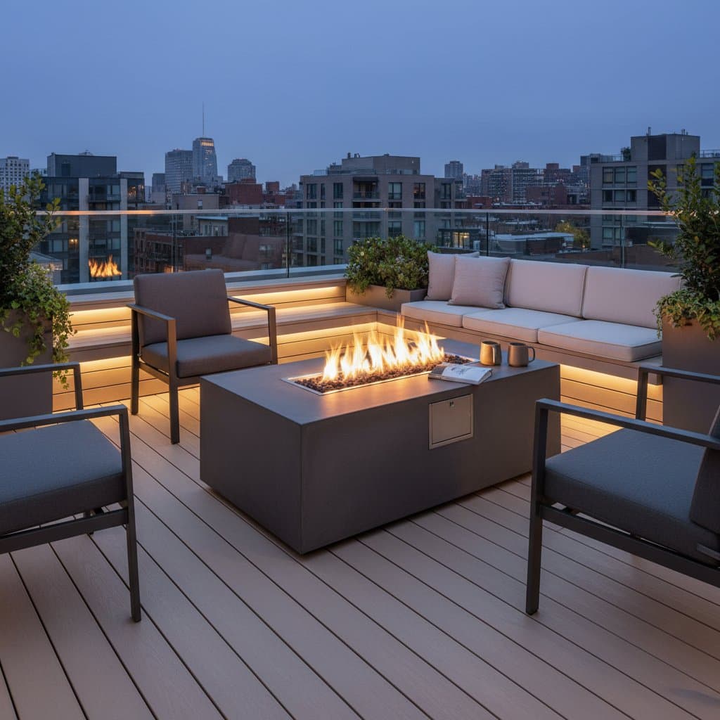 Featured image for Why Fire Tables Beat Fire Pits on Small Decks
