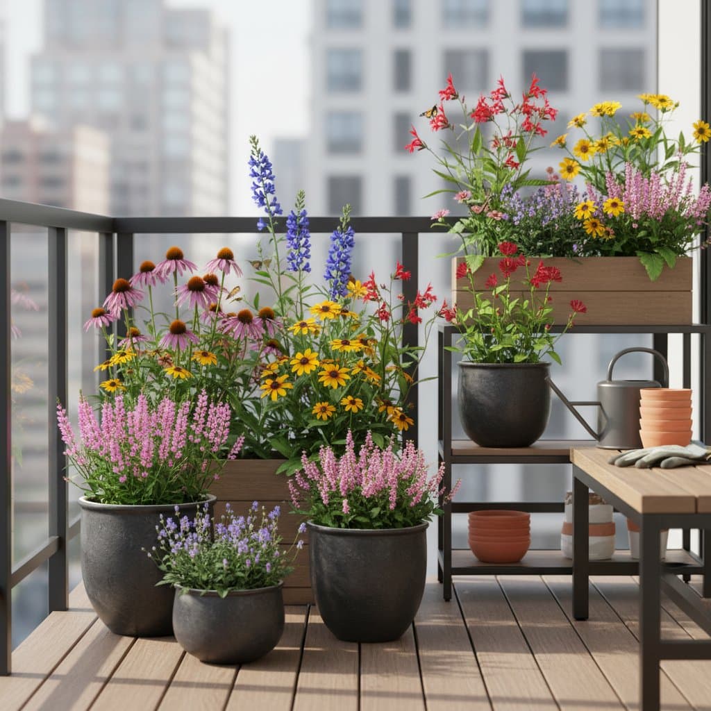 Image for Native Wildflowers Feed Urban Pollinators Year-Round