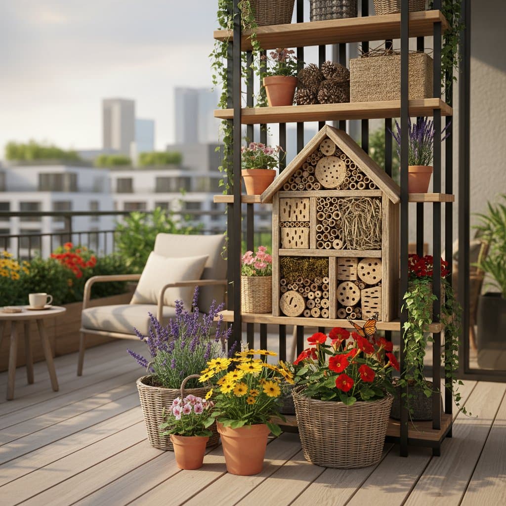 Image for Mini Bug Hotels Turn Balconies into Wildlife Havens
