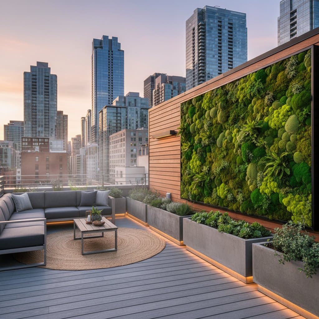 Image for Moss Walls Bring Calm to Urban Rooftops With Minimal Care