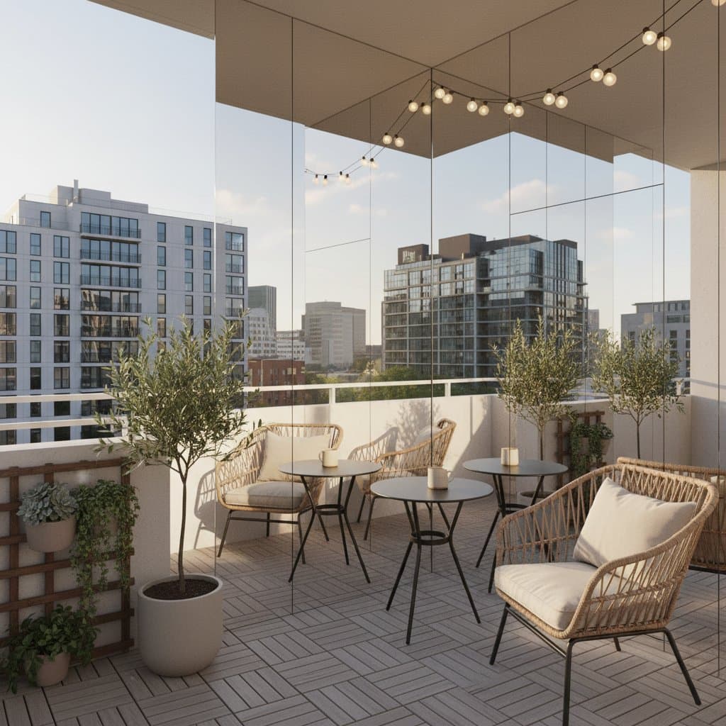 Image for Mirror Walls That Make Small Balconies Feel Twice as Large