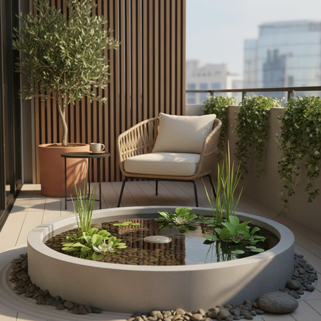 Featured image for Micro Ponds Bring Zen to Your Balcony Space