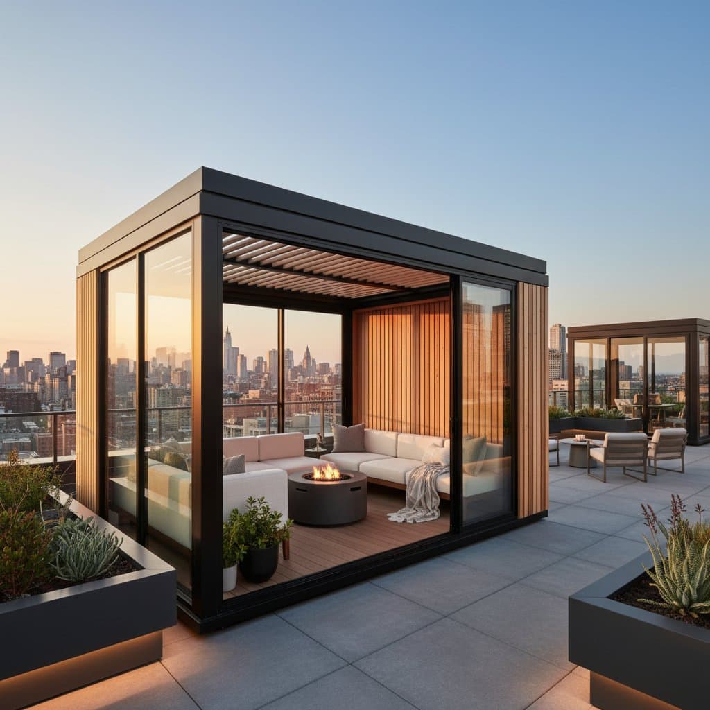 Image for Prefab Pods Turn Empty Rooftops Into Outdoor Rooms