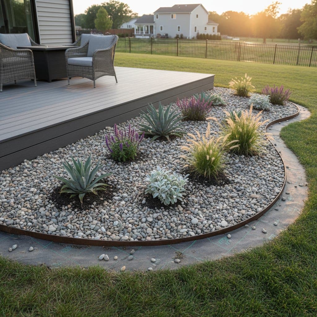 Image for Gravel Gardens Replace Messy Deck Edges Fast