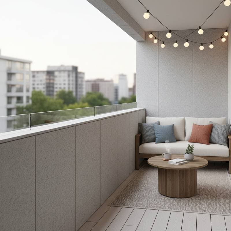 Image for Cut Balcony Noise by 60% with Acoustic Panels