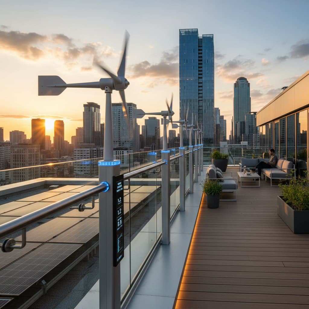 Image for Wind Railings Turn City Gusts Into Deck Power