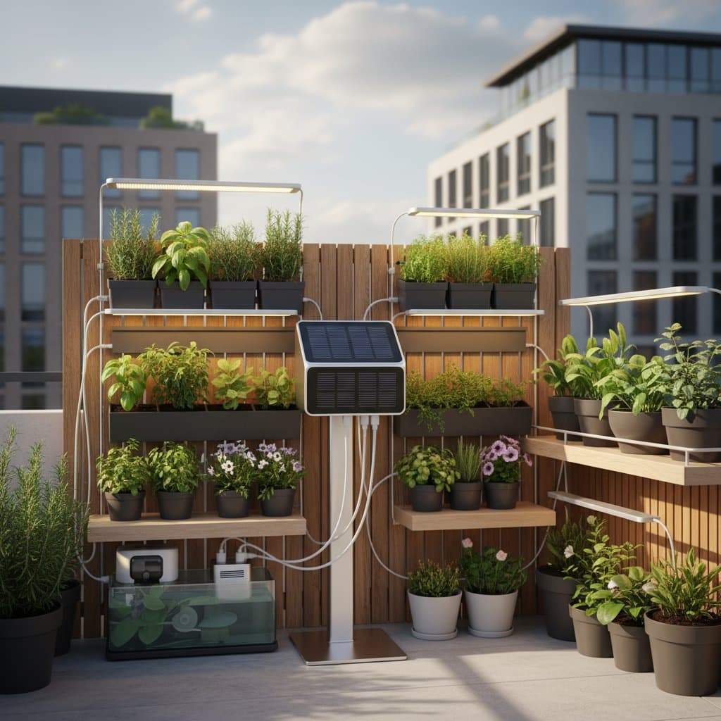 Featured image for Solar Hubs Run Your Balcony Garden Automatically