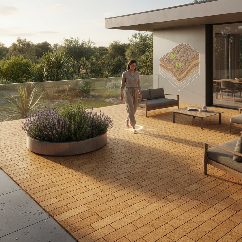 Image for Cork Decking Renews Itself While You Walk On It
