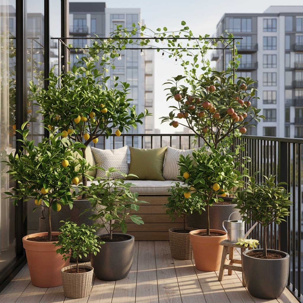 Featured image for Dwarf Fruit Trees Turn Tiny Balconies into Orchards