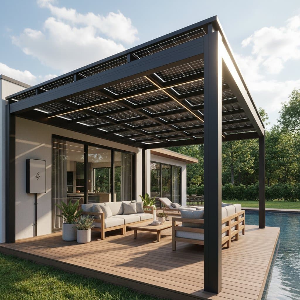 Image for Solar Pergolas Turn Your Deck Into a Power Plant