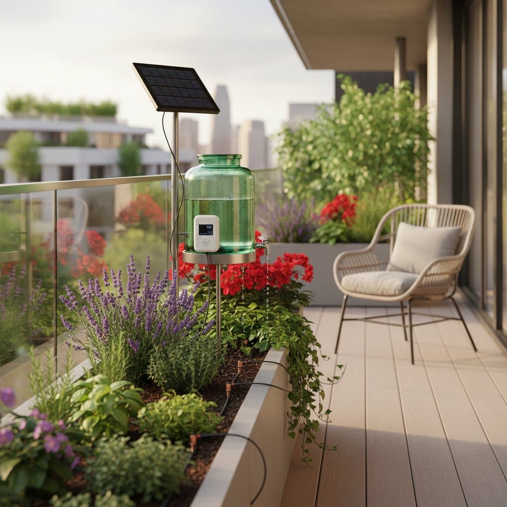 Featured image for Solar-Powered Watering Cuts Balcony Care by 80 Percent