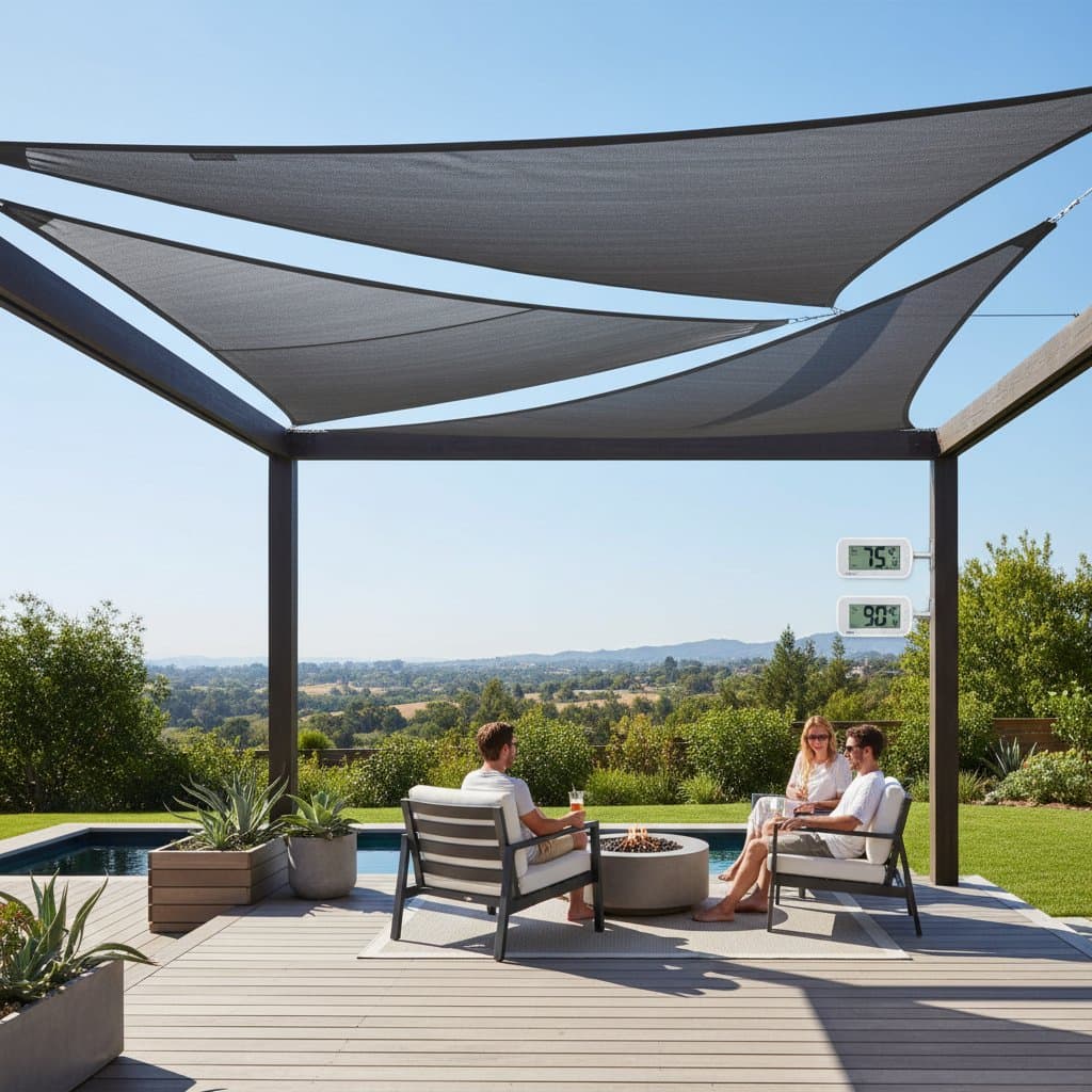 Featured image for Cool Your Deck 15° with Solar Shade Sails