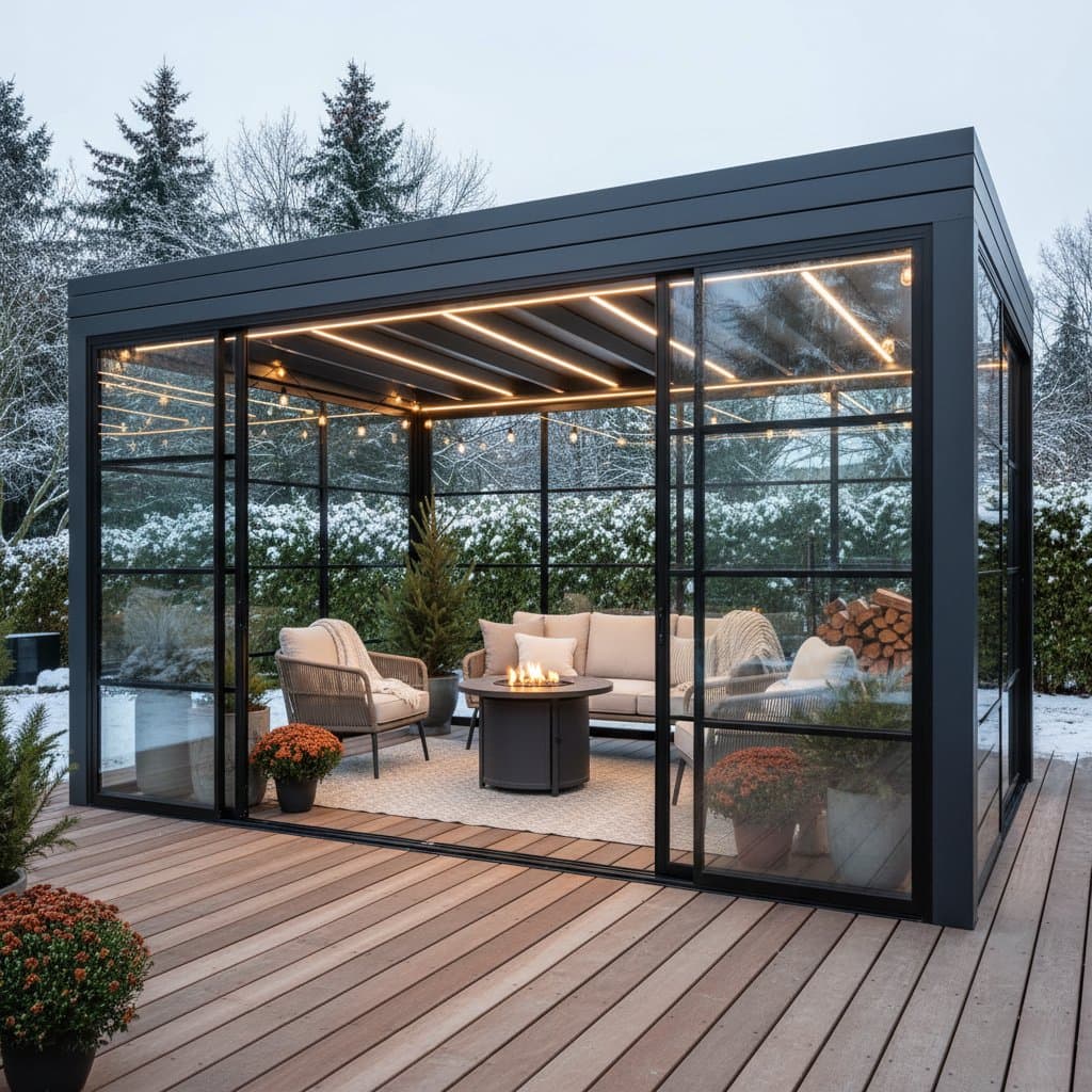 Featured image for Deck Pods Turn Open Decks into Year-Round Rooms