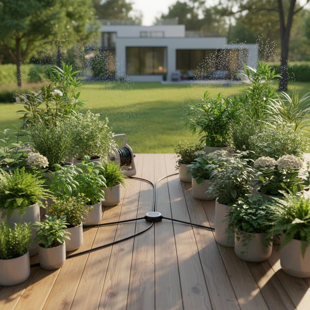 Featured image for Auto-Water 50+ Deck Plants with One Afternoon Setup