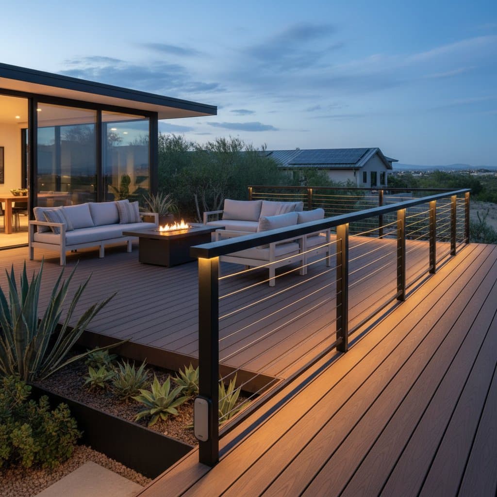 Image for Solar Railings Cut Deck Lighting Costs to Zero