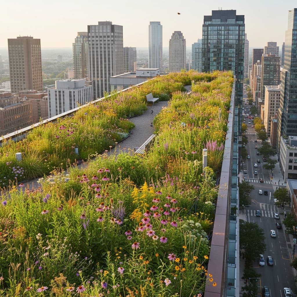 Image for Turn Your Rooftop Into a Native Pollinator Meadow