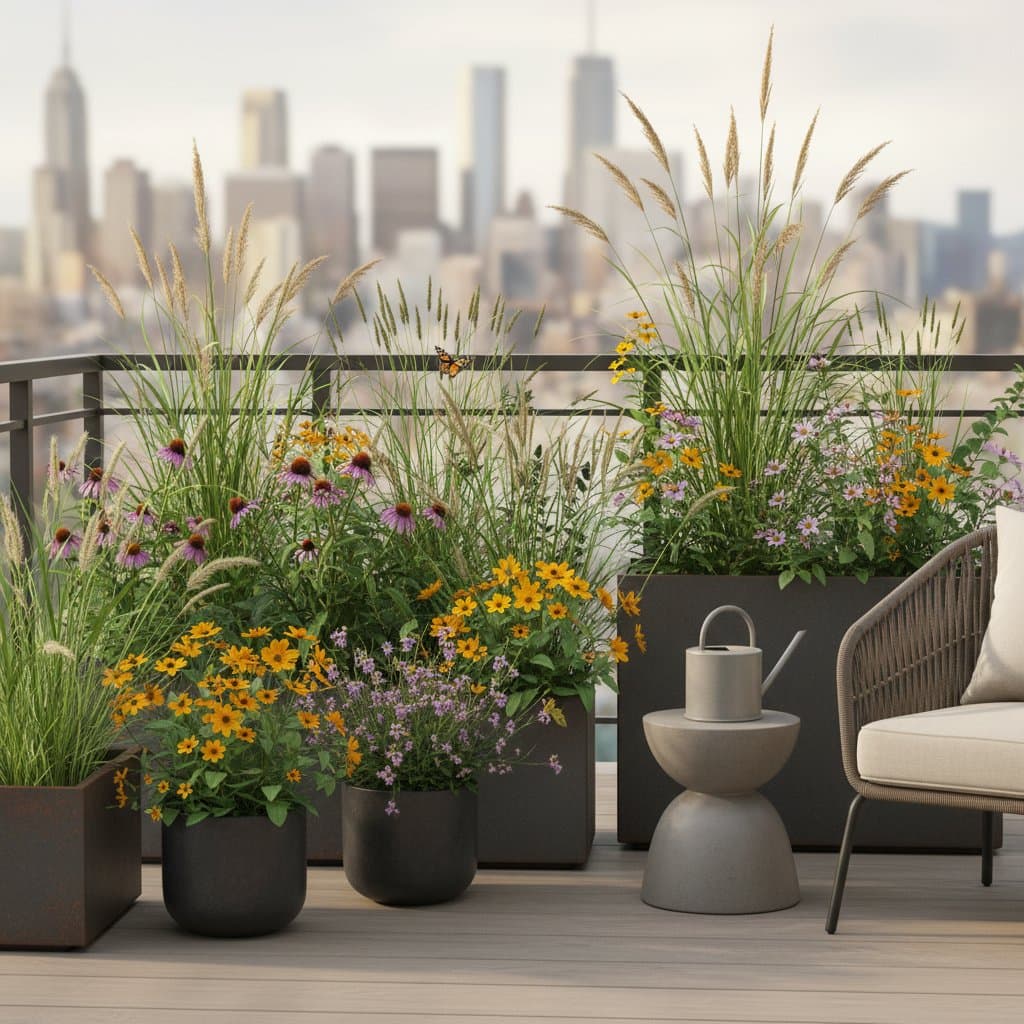 Image for Native Grasses Create Low-Maintenance Balcony Prairies
