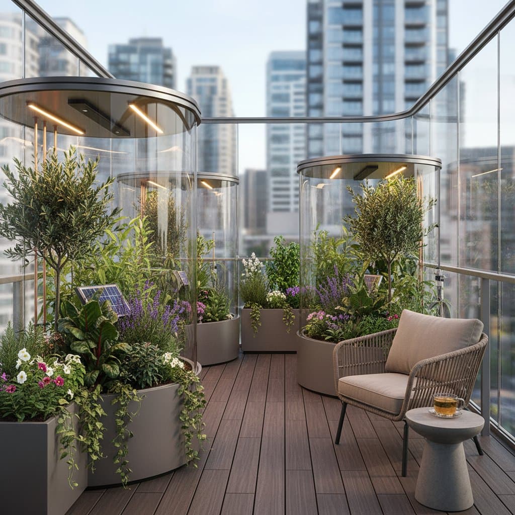 Image for Creating a Balcony Microclimate for Plants Year-Round