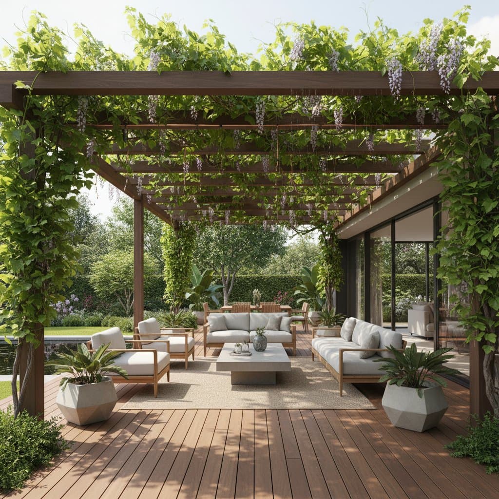 Image for Living Pergolas Cool Decks Through Natural Shade