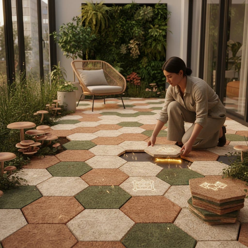Image for Mushroom-Based Deck Tiles Cut Carbon and Maintenance