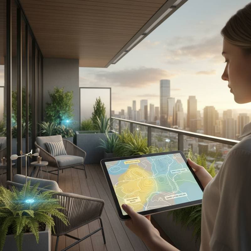 Image for Microclimate Apps Map Your Balcony's Hidden Weather Zones