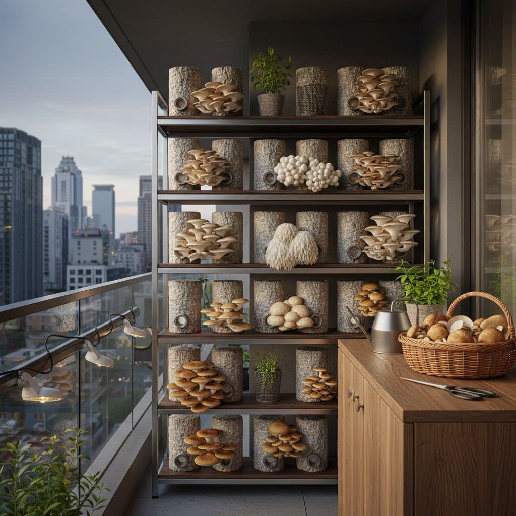 Image for Balconies Can Grow Pounds of Mushrooms Monthly