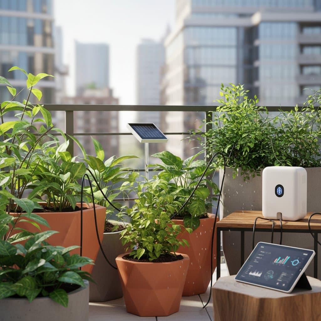 Image for Smart AI Drip Cuts Balcony Watering to Zero Effort