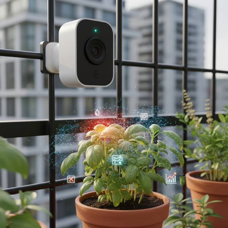 Image for AI Garden Cams Spot Plant Stress Before You Can See It