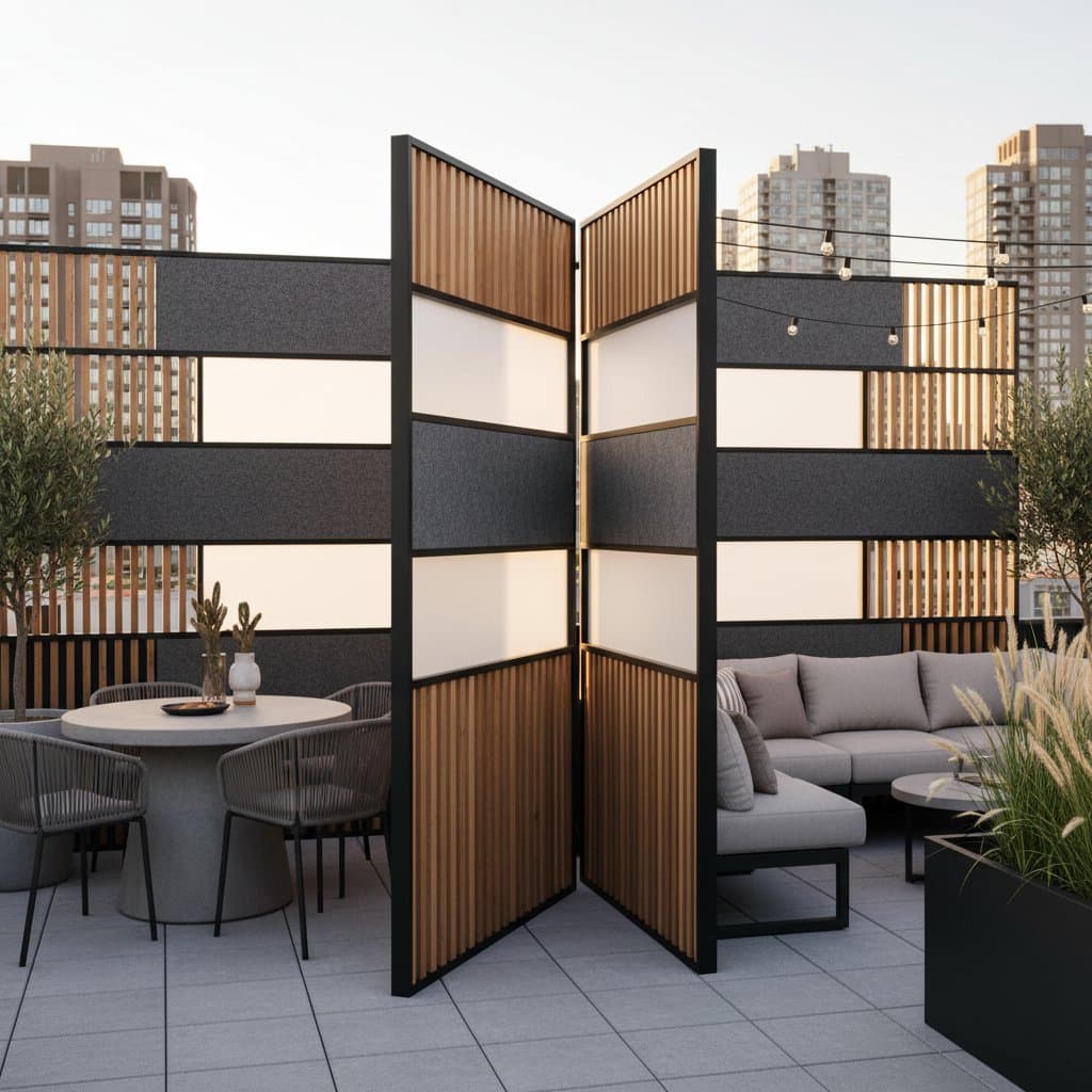 Image for Dual Panels Cut Deck Noise 60% While Dividing Space