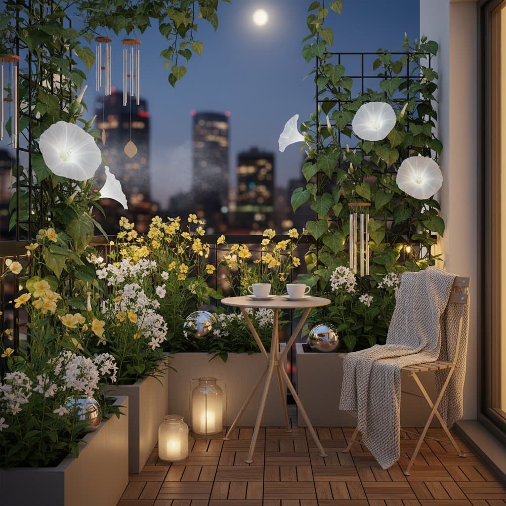 Image for Create a Night-Blooming Balcony Garden That Thrives