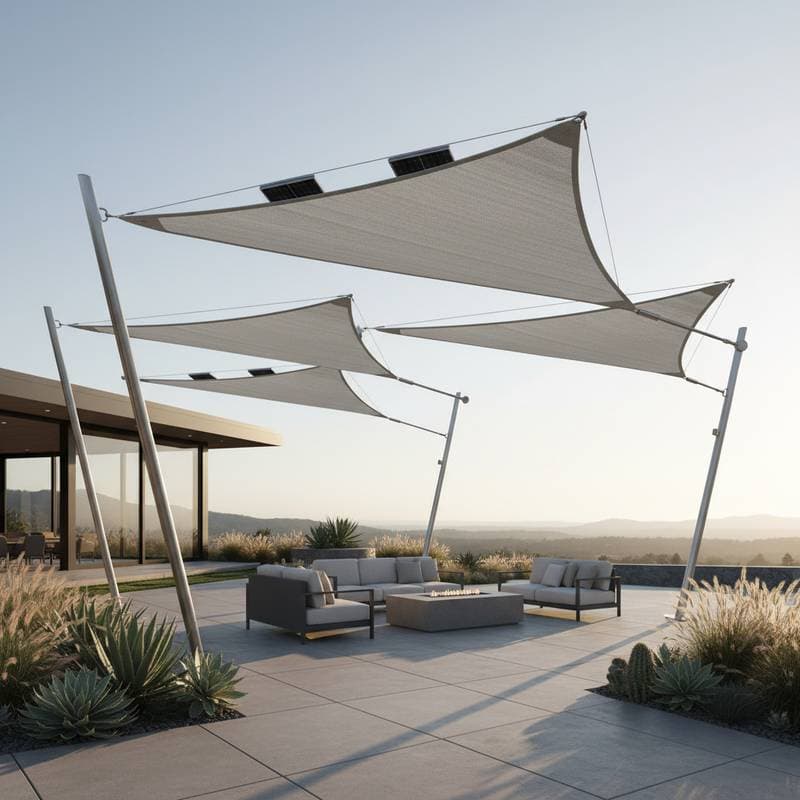 Featured image for Smart Shade Sails That Track Sun Automatically