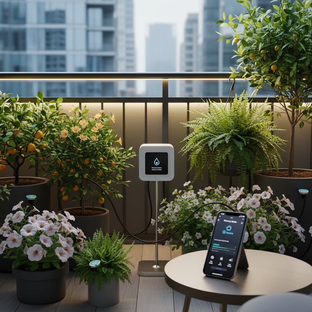 Image for AI Irrigation Cuts Balcony Water Use by Half