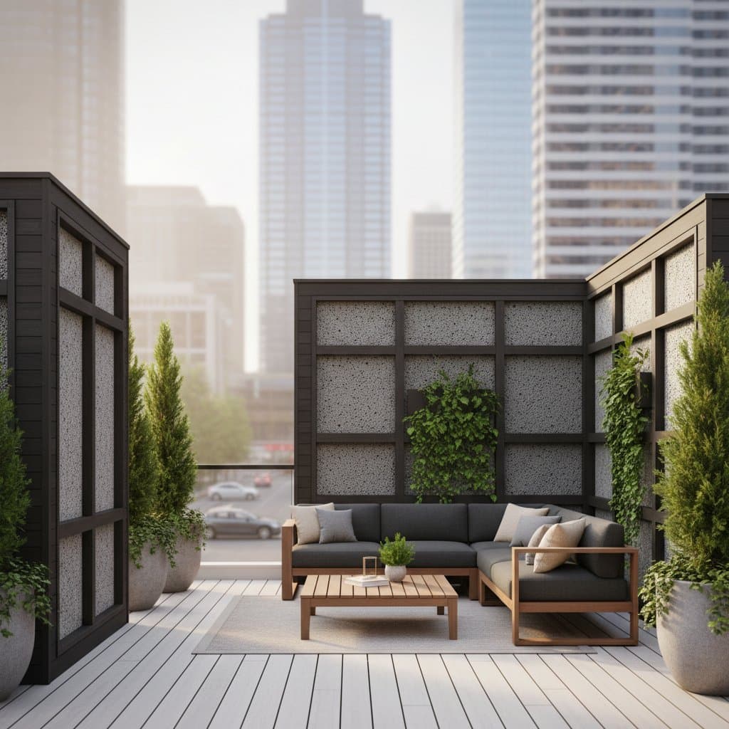 Image for Sound-Absorbing Deck Walls Cut Noise in Half