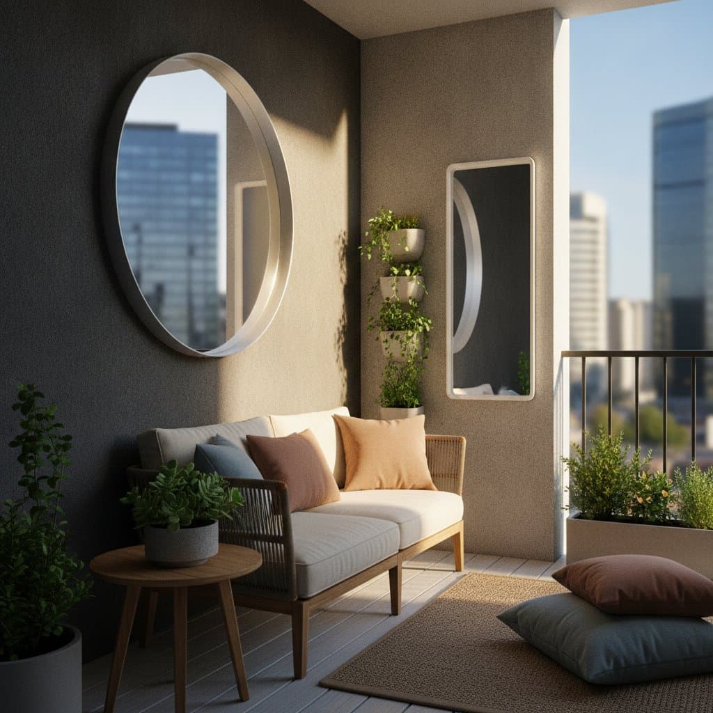 Image for Bounce Sunlight Into Dark Balconies With Mirrors