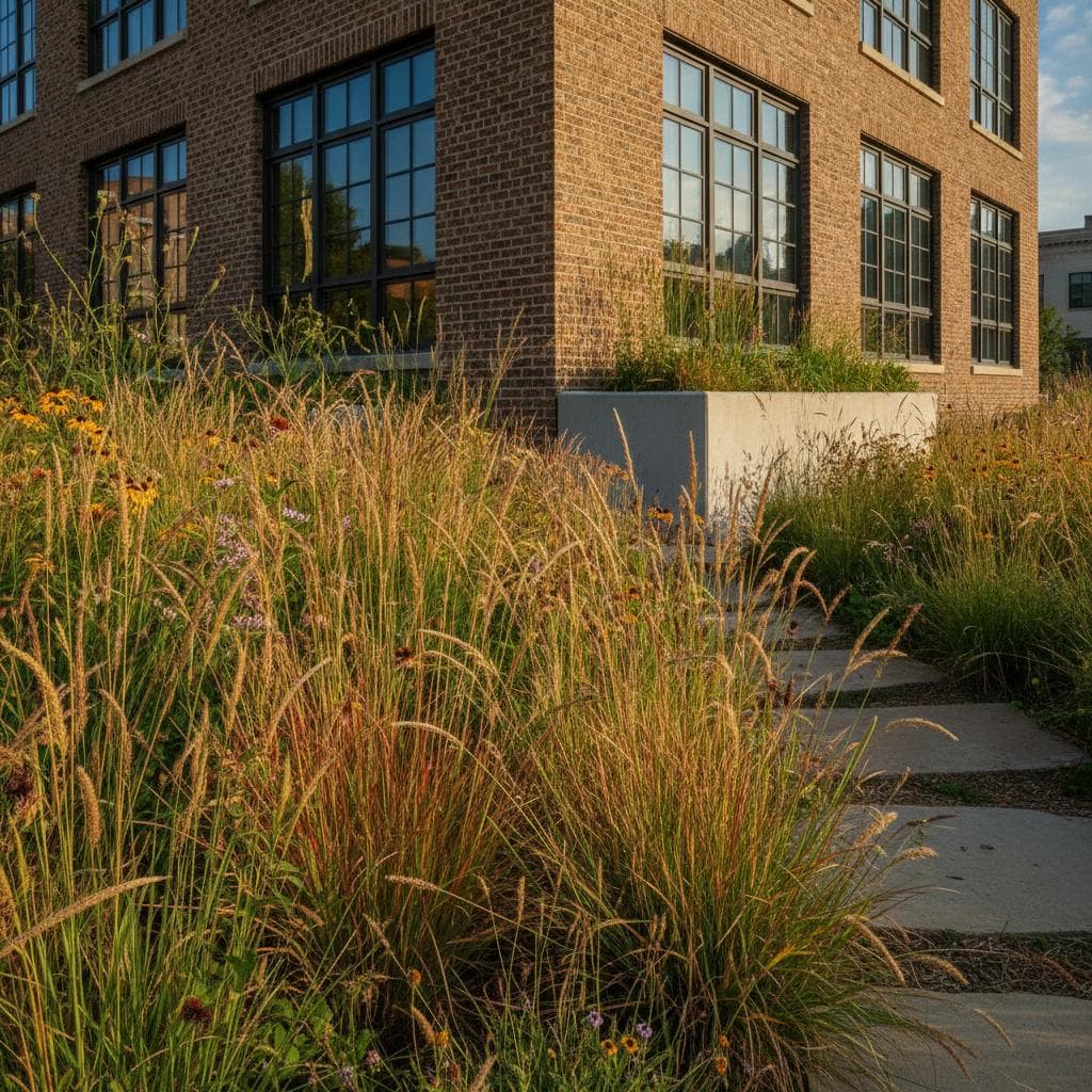Image for Native Grasses Cut Lawn Work by 80 Percent