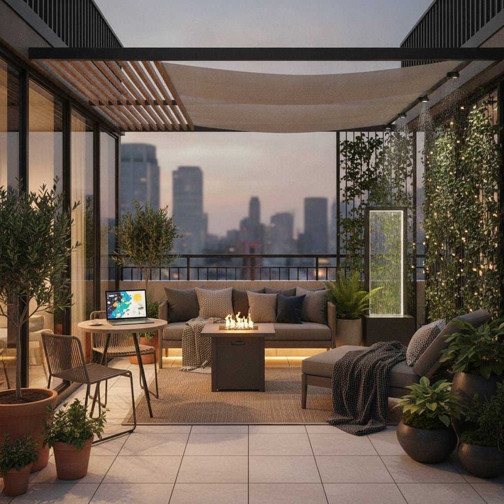 Featured image for Creating Comfort Zones on Your Balcony Year-Round