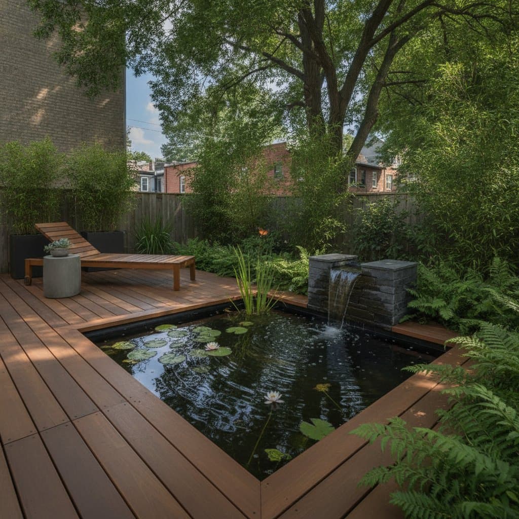 Image for Micro Pond Decks Drop Yard Temps Several Degrees