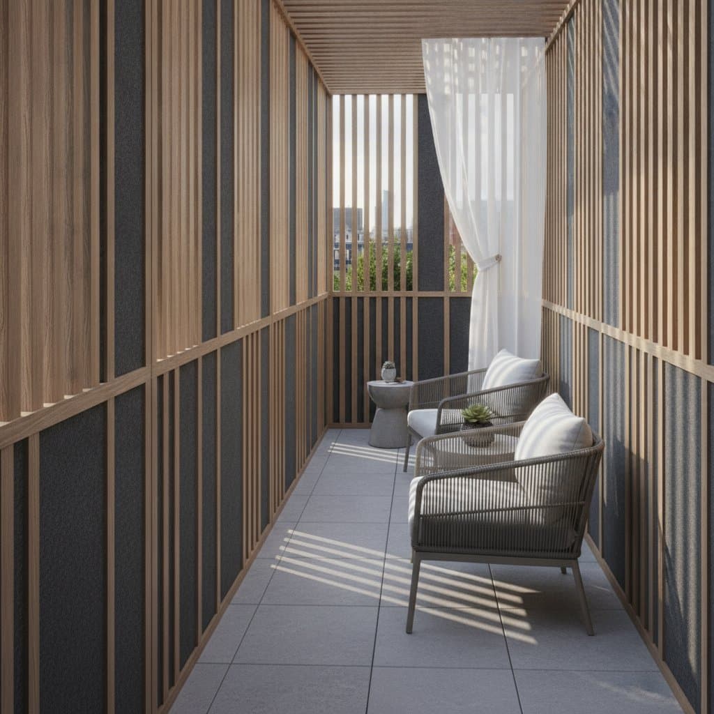 Image for Acoustic Screens Turn Balconies Into Quiet Retreats
