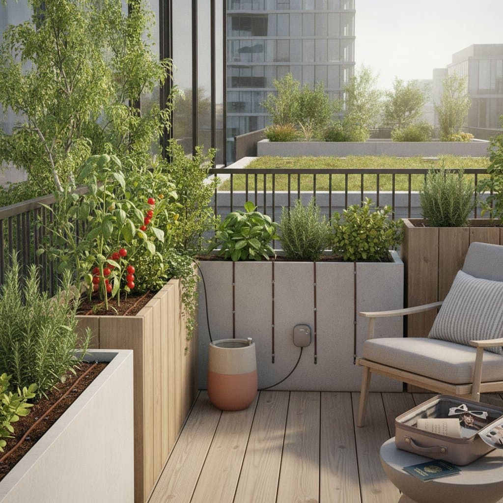 Featured image for Micro-Drip Tape Keeps Balcony Gardens Watered on Vacation